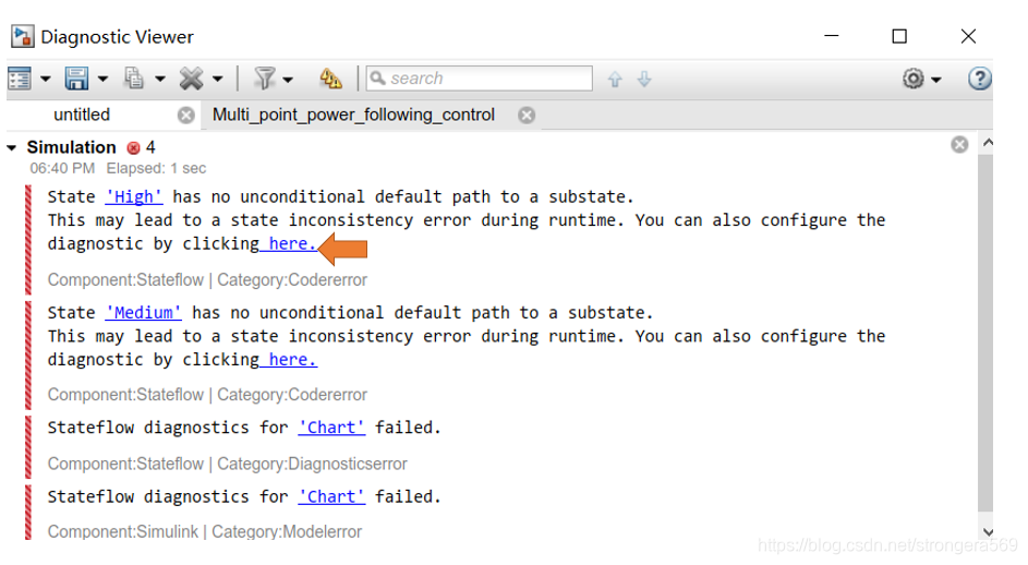 state flow 的 State ‘ ‘ has no unconditional default path to a substate ...