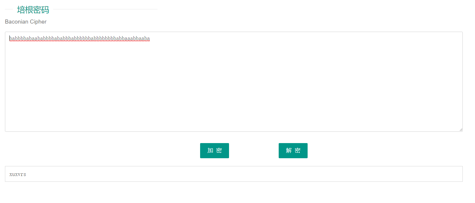 CTF-bacon(培根密码)