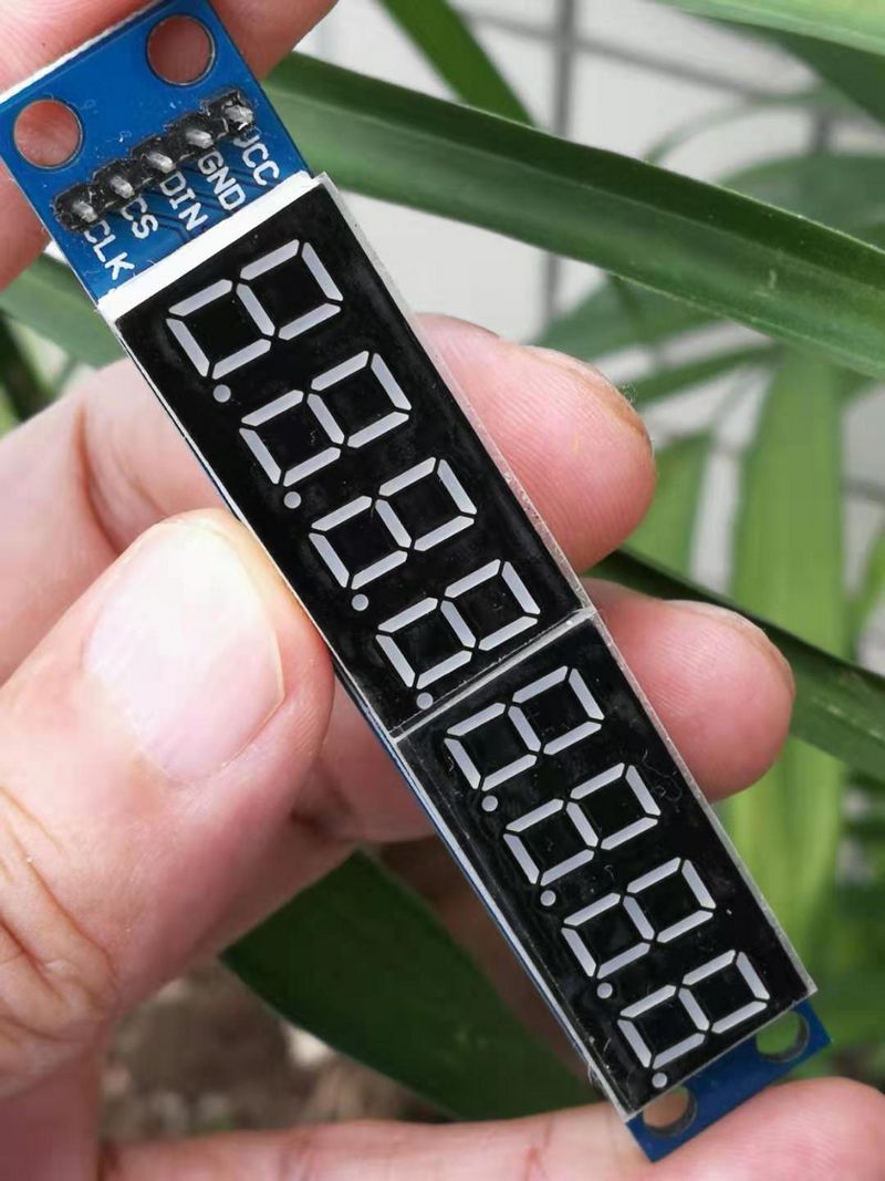 【雕爷学编程】Arduino动手做（81）--- 8位LED数码管模块_天问图形化编程7219-CSDN博客