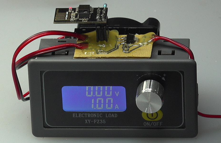 ▲ 安装有ESP8266-01S的FZ35