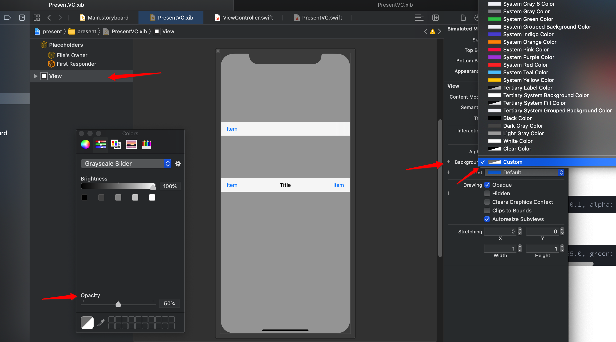 ios swift view父视图(半)透明,子视图不透明_baidu_40537062的博客