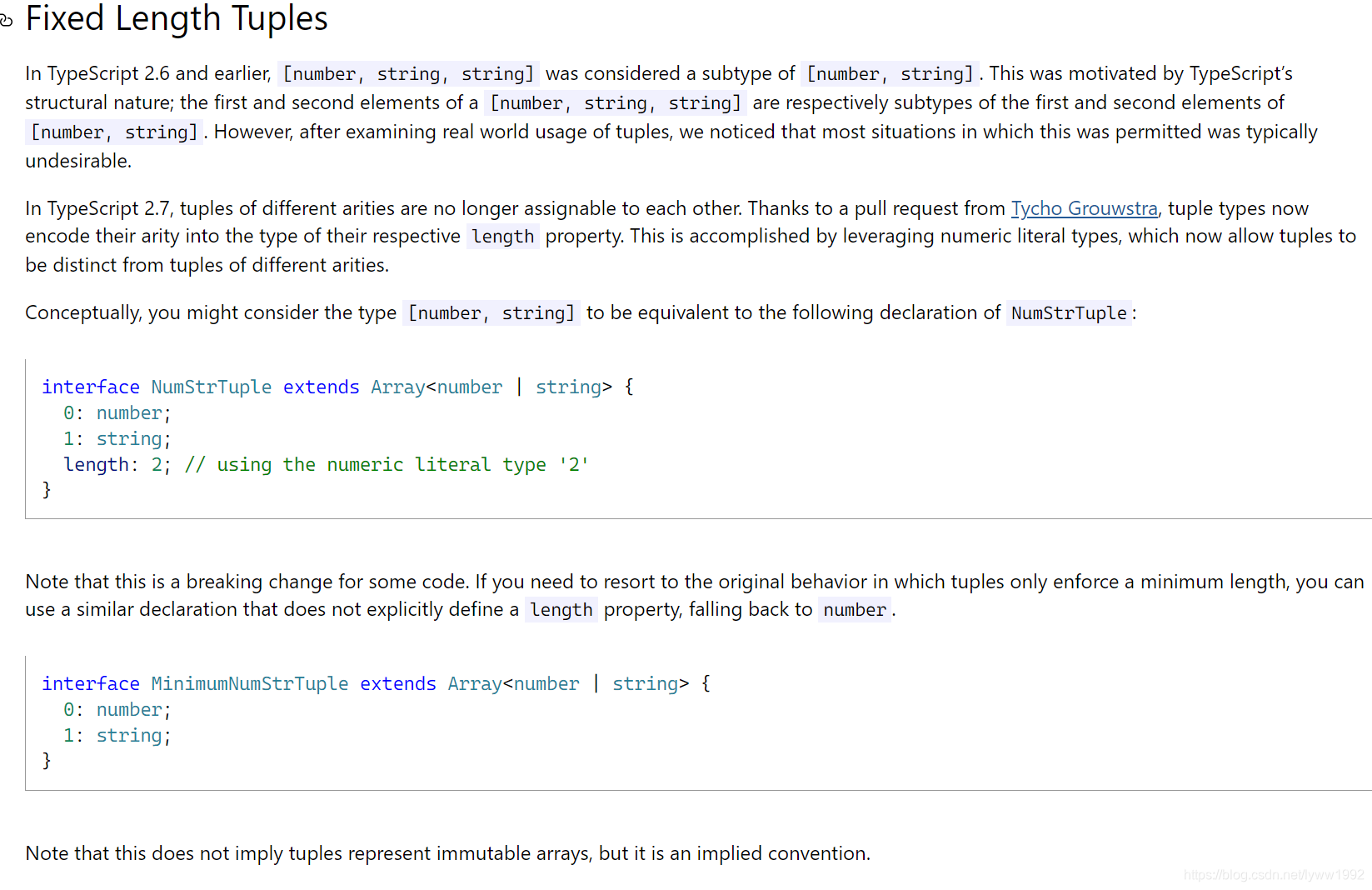 Typescript Tuple CSDN