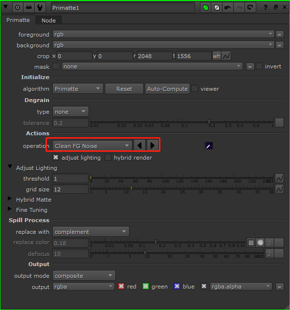 nuke根据颜色色相hue提取通道