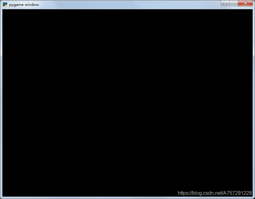这是我第一次使用代码创建出一个窗口【python 游戏实战 01】