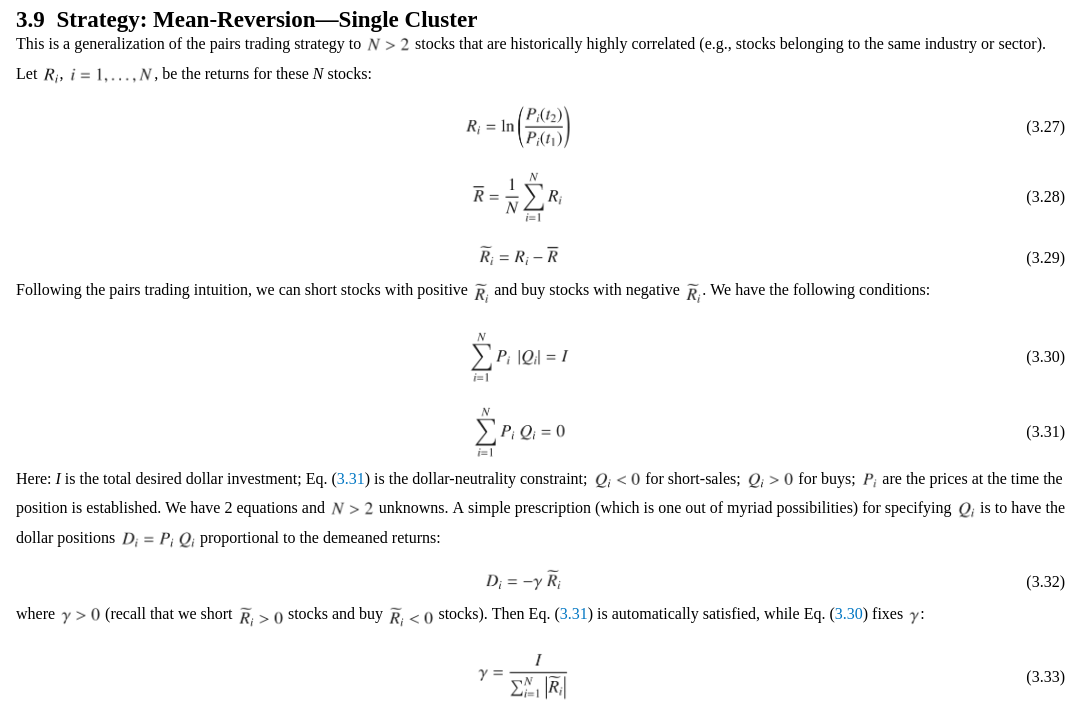 59、【backtrader股票策略】多资产的配对交易策略(mean reversion - single cluster)