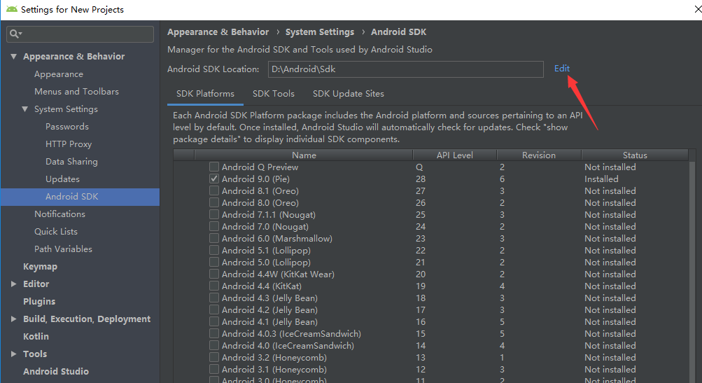 Change the default path for SDK, AVD in Android Studio - Programmer Sought