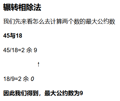 辗转相除法的原理解析与实现