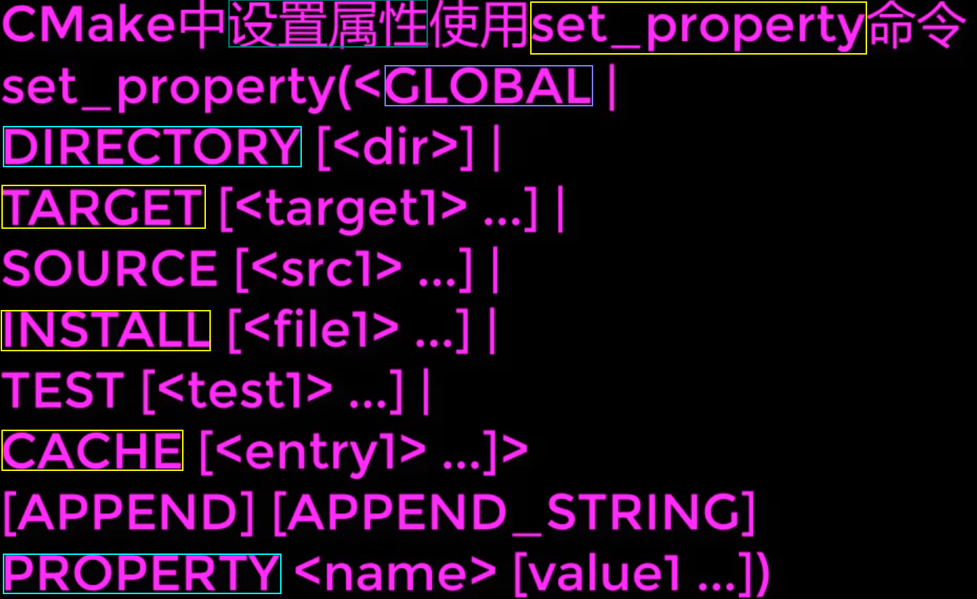 set property global visual studio cmake