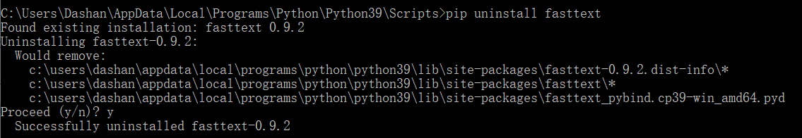 【Python】.whl文件安装和卸载方法