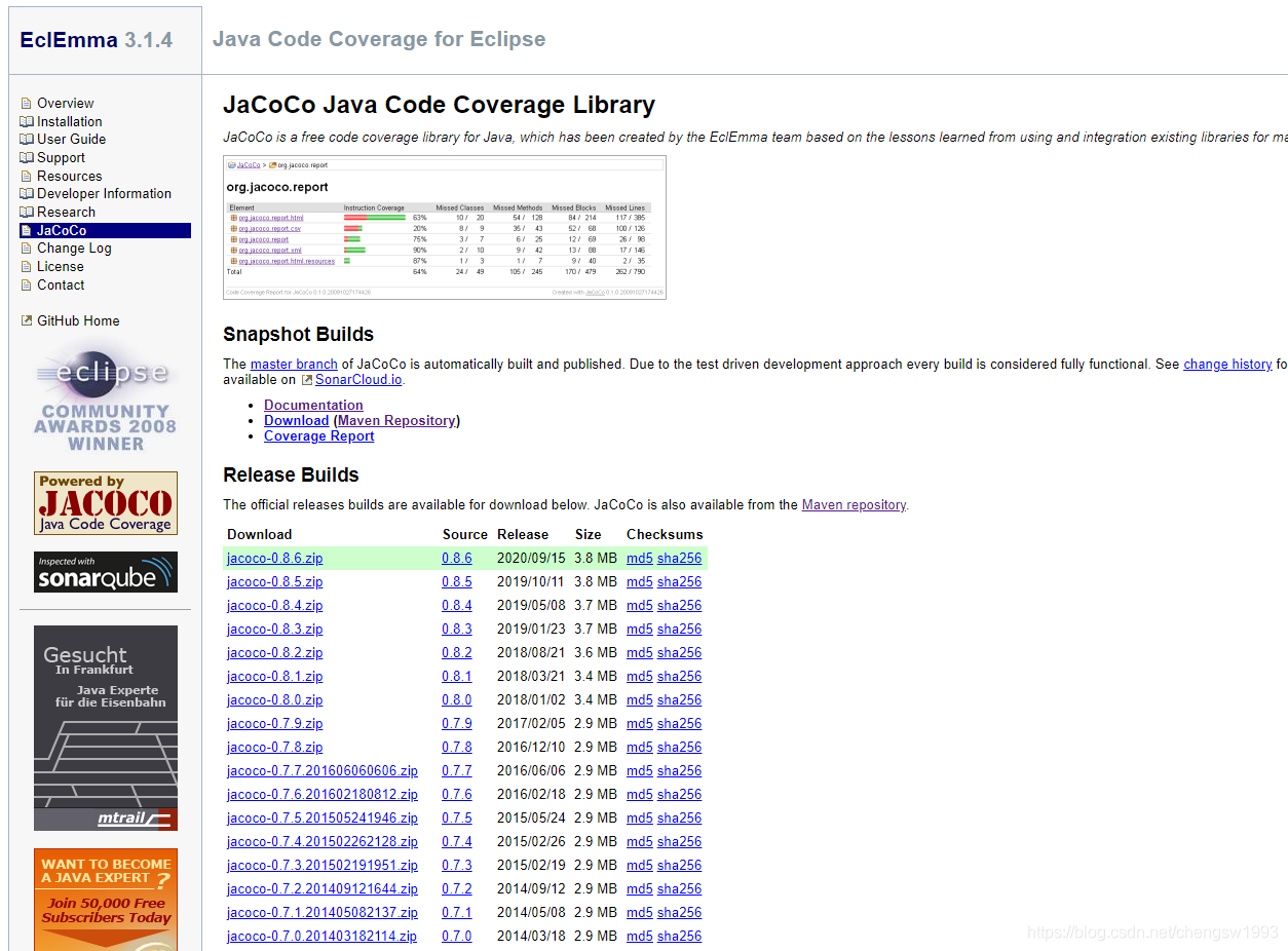 Spring boot项目集成jacoco代码覆盖率测试_jacoco source code 下载 