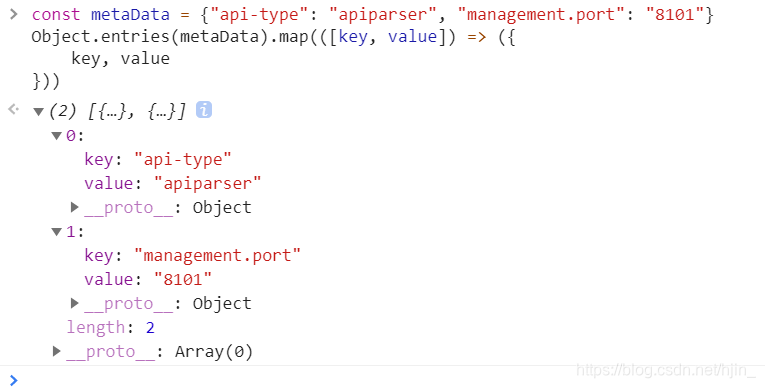 json对象转化为key,value的对象数组_json key value数组-CSDN博客