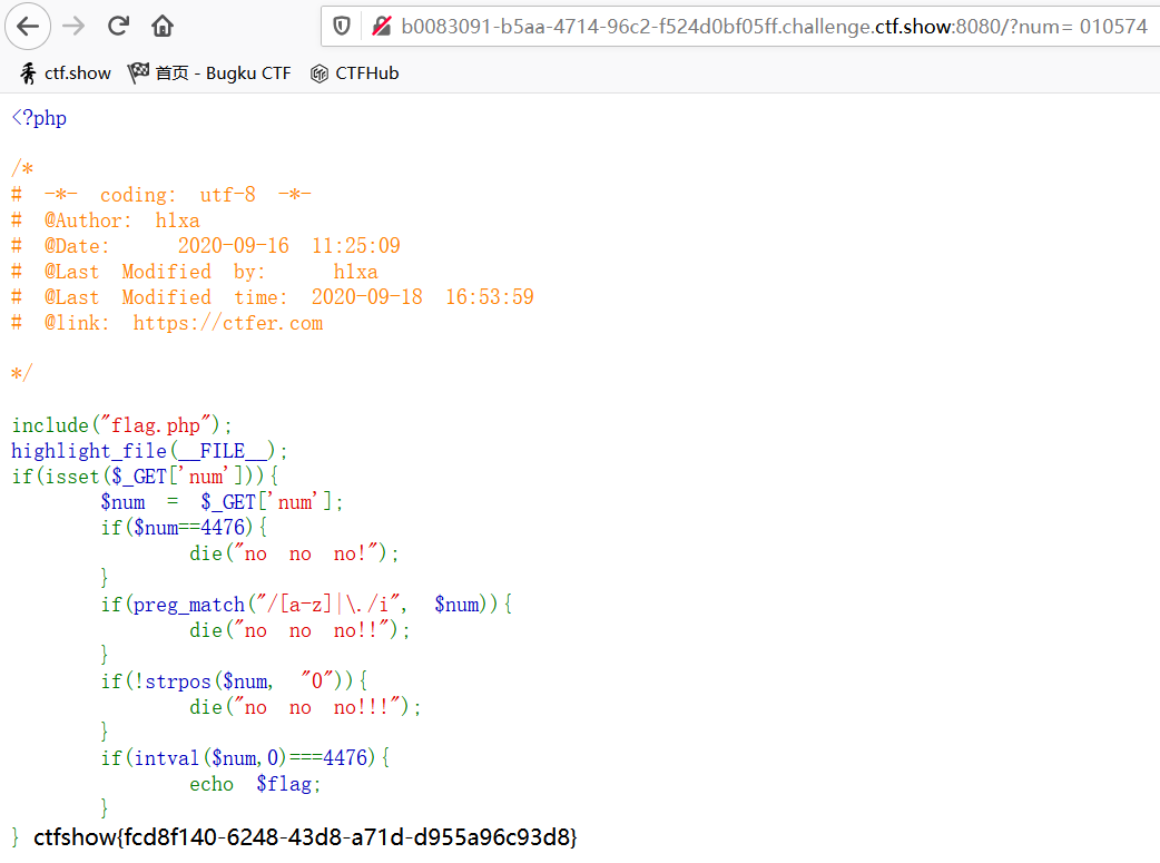 CTFshow--web入门--php特性(持续更新ing)_7evenQn的博客-程序员宝宝