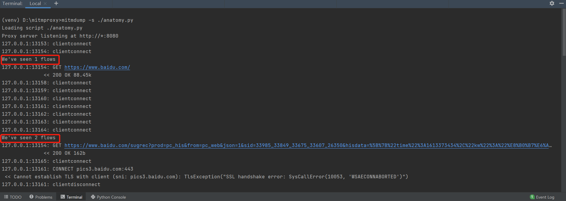 Mitmproxy工具之Python API教程_mitmproxy pycharm_w1990end的博客-CSDN博客