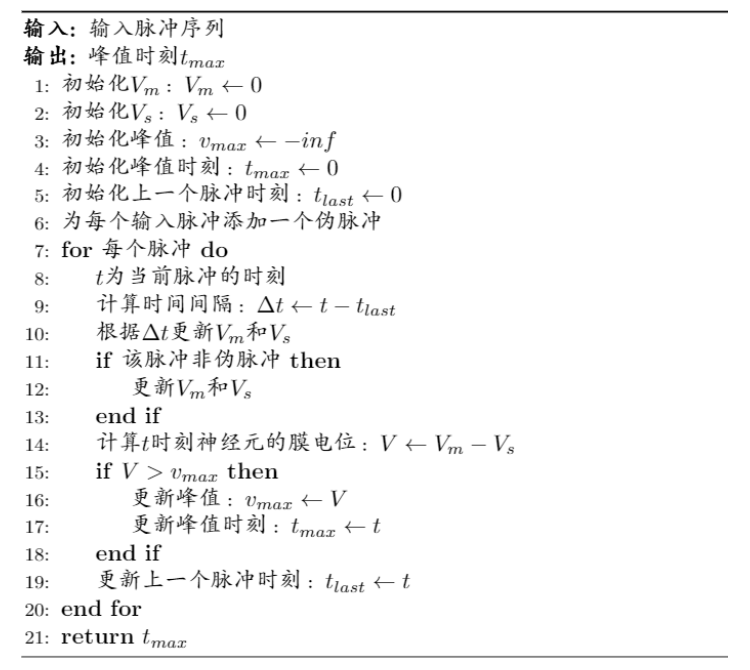 事件驱动的Tempotron算法