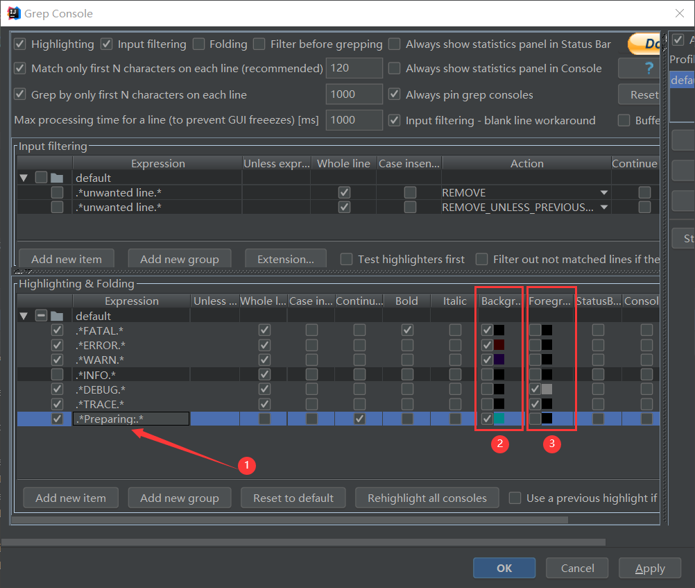 idea日志插件 grep console 如何自定义使用-图文教程