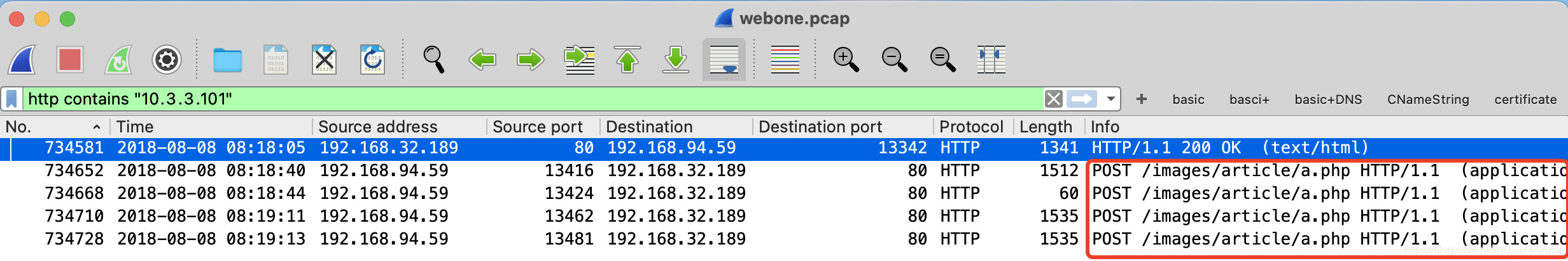 2021-05-03Wireshark流量包分析