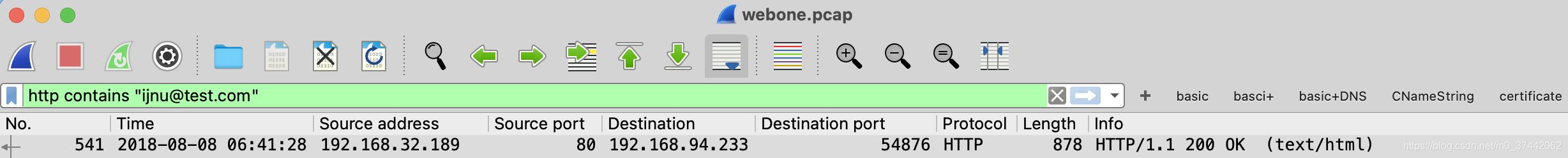 2021-05-03Wireshark流量包分析