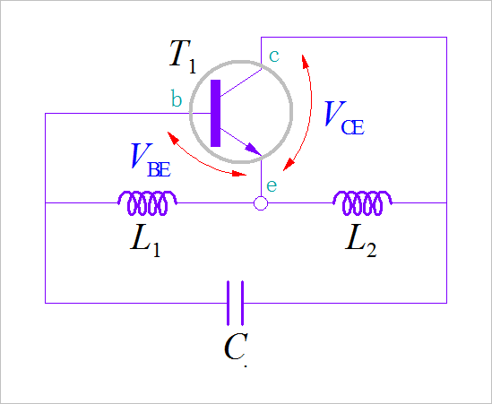hartley电感三点式振荡电路