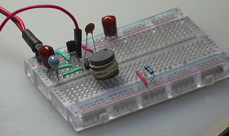 如鲠在喉的电路 - 当bjt的负载和输入都呈电感特性时的 hartley振荡器