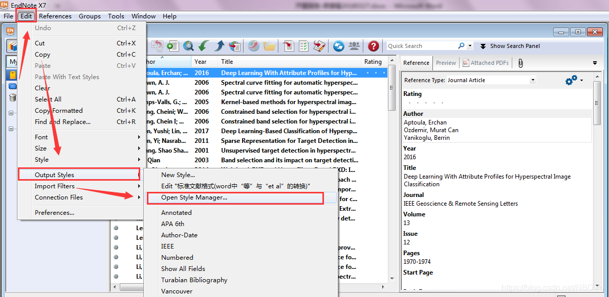EndNote7.x/9.x 中基于国家标准的 EndNote 输出样式模板使用说明_那个endnote styles最标准-CSDN博客
