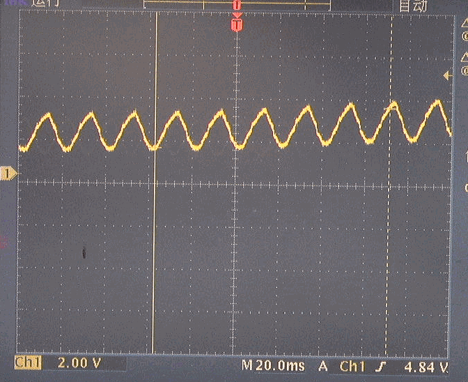 ▲ Darlongton集电极电压波形与外部光线变化关系