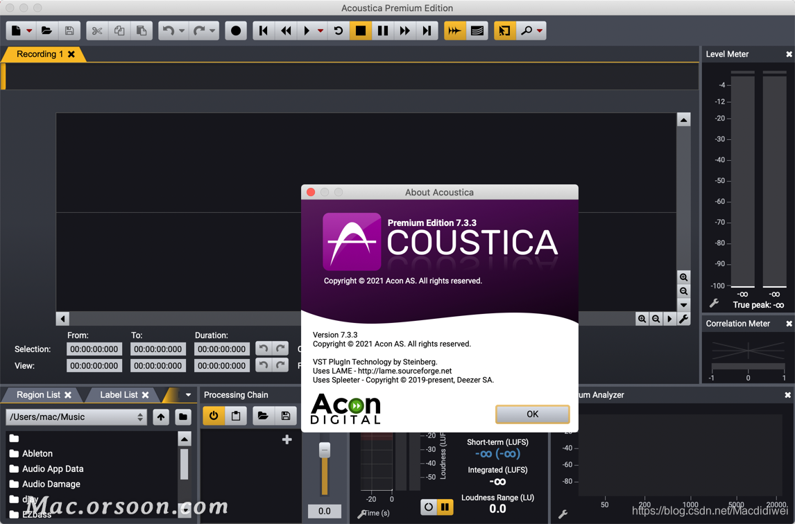 Acoustica Program Acoustica Premium Edition Mac(音频编辑软件)_为什么acoustica premium edition 拿出来没 ...