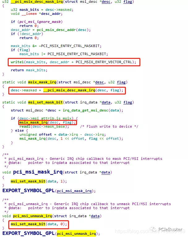 MSI-X中断使用(四)_msi message data-CSDN博客