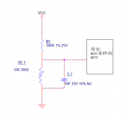 NTC热敏电阻应用-测温
