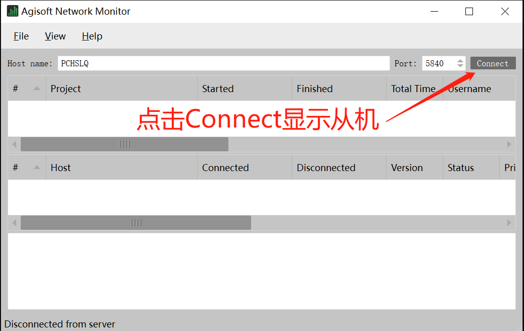Agisoft Network Monitor