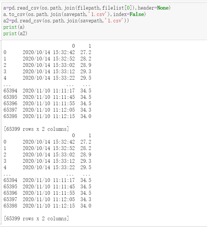 csv文件读写保存之后再读取的column问题_pd read csv columns-CSDN博客