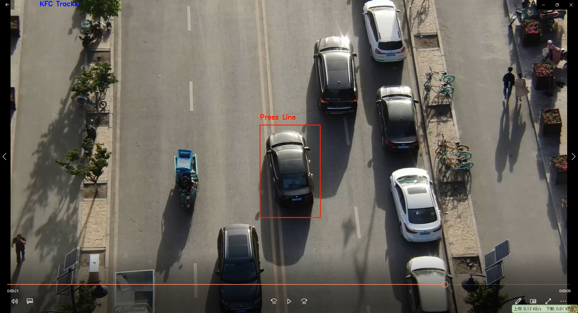 pythonopencv目标跟踪可在视频播放过程中选择标定框
