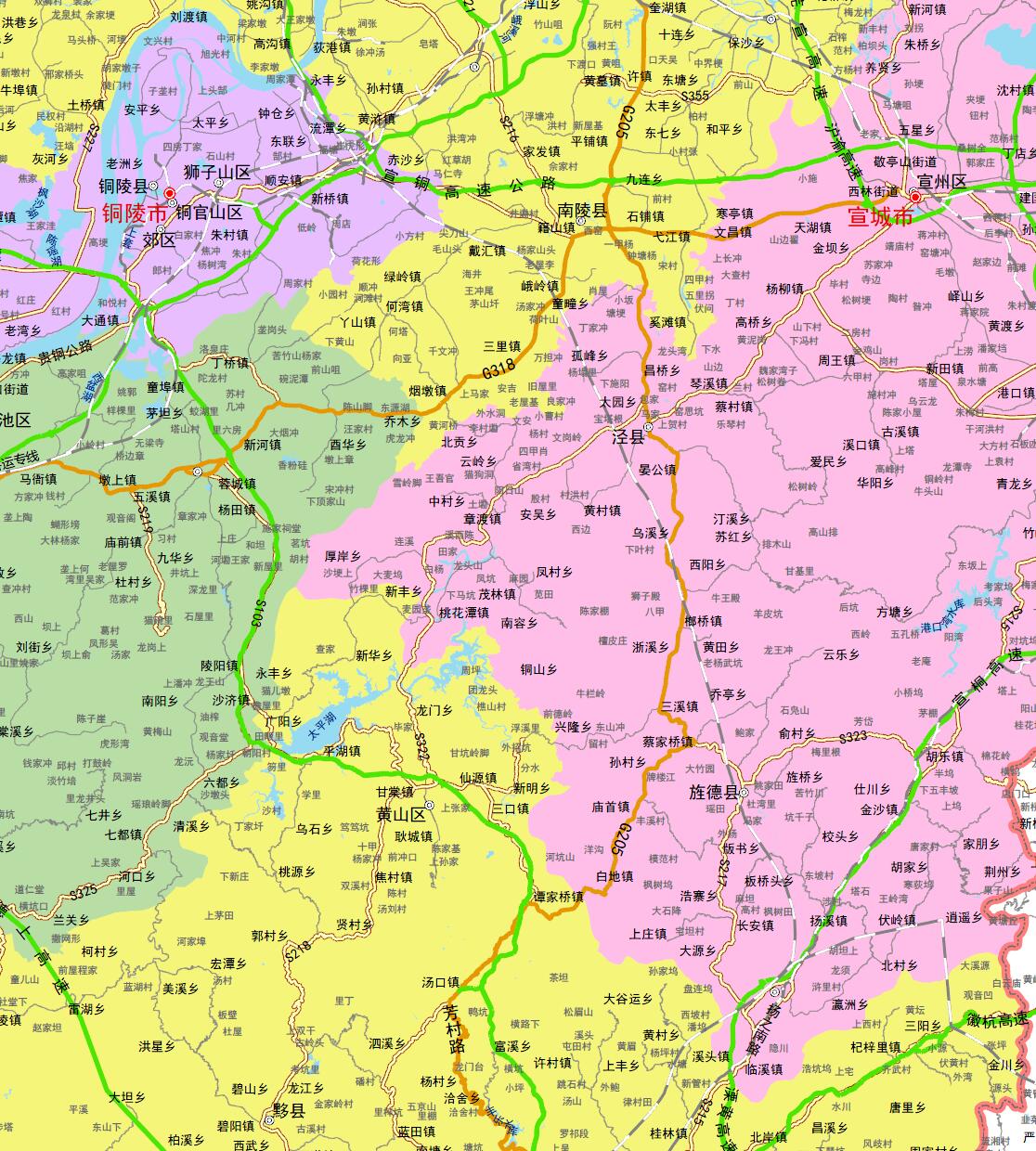 安徽省地图行政区划图高清矢量cdrpdf详细版2021年