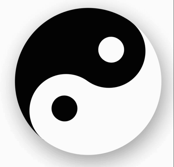 使用css3绘制太极