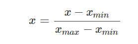 Min-max Normalization