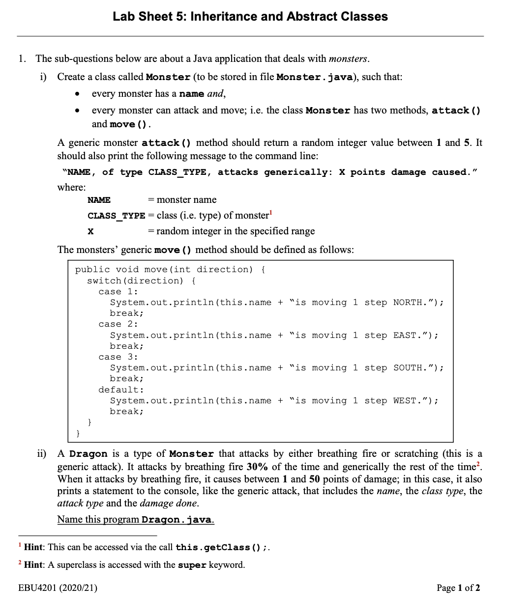 JAVA Lab 5 答案与解析 Problem1_ja5lab-CSDN博客