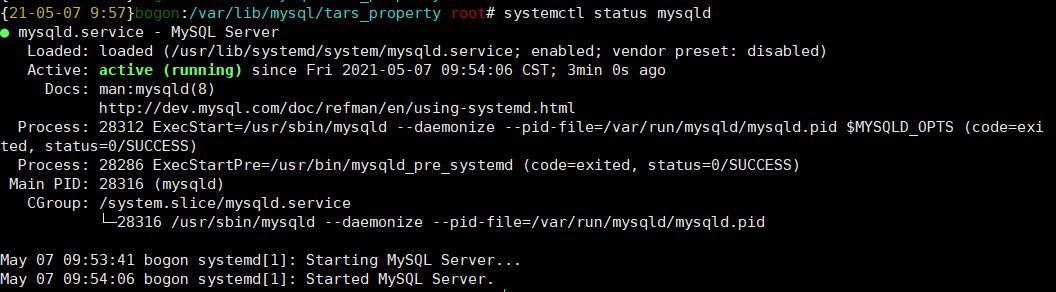 Mysql历险记: Job for mysqld.service failed because the control process exited with error code