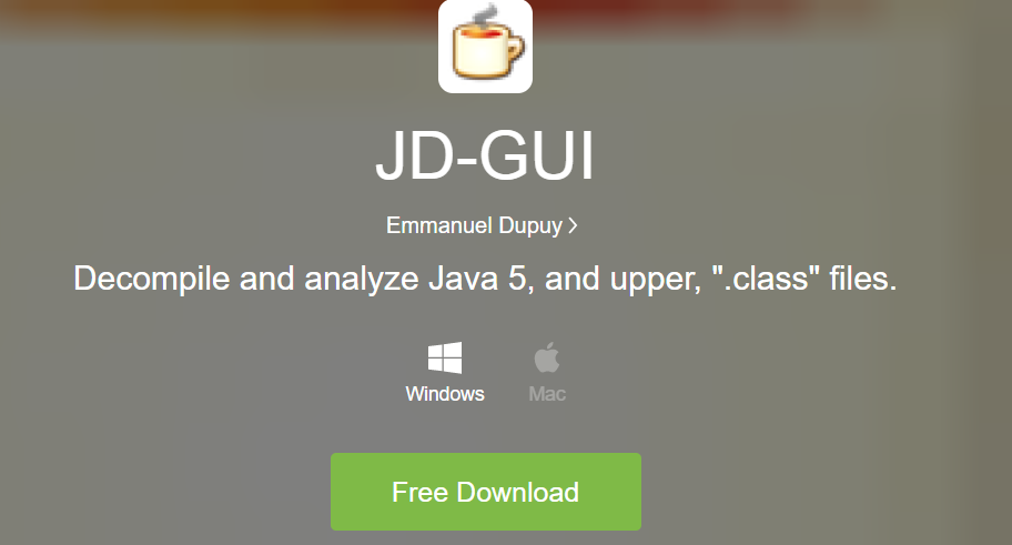 开源的Java反编译工具JD-GUI_jd-gui官网-CSDN博客