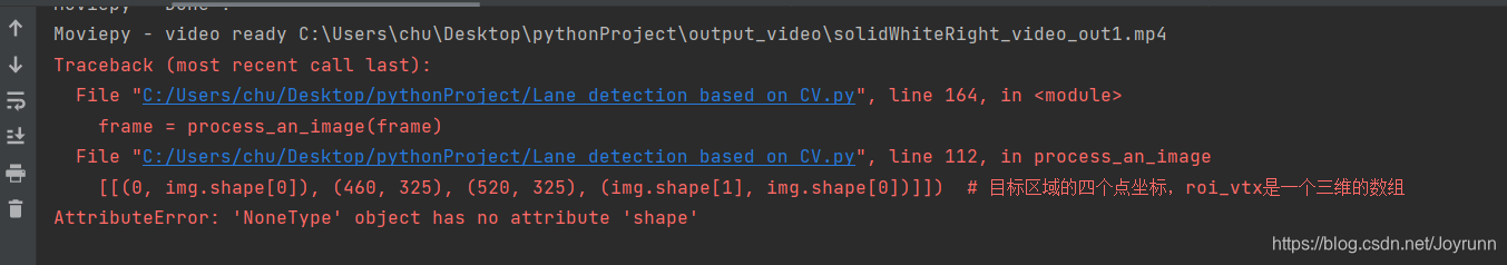 AttributeError: ‘NoneType‘ object has no attribute ‘shape‘ 解决方案&OpenCV ...