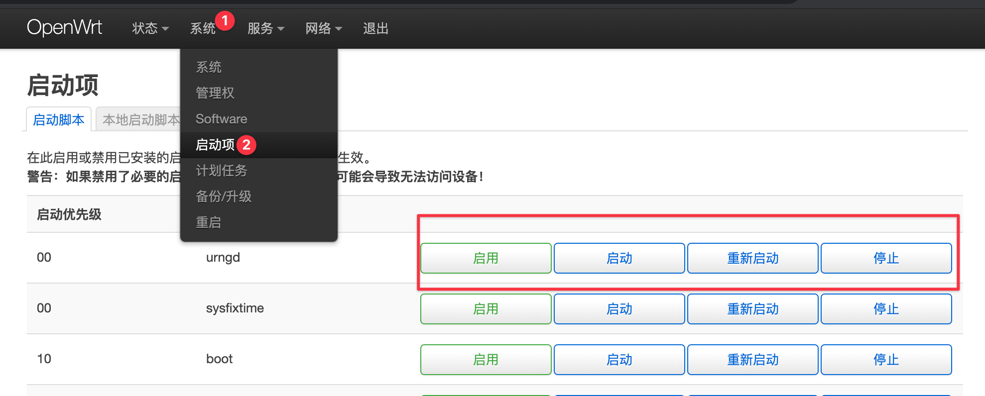 Openwrt Init D Example