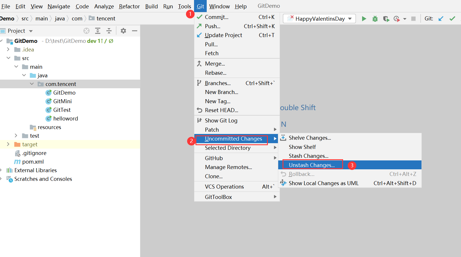 idea中好用的git shelve changes和stash changesCSDN博客