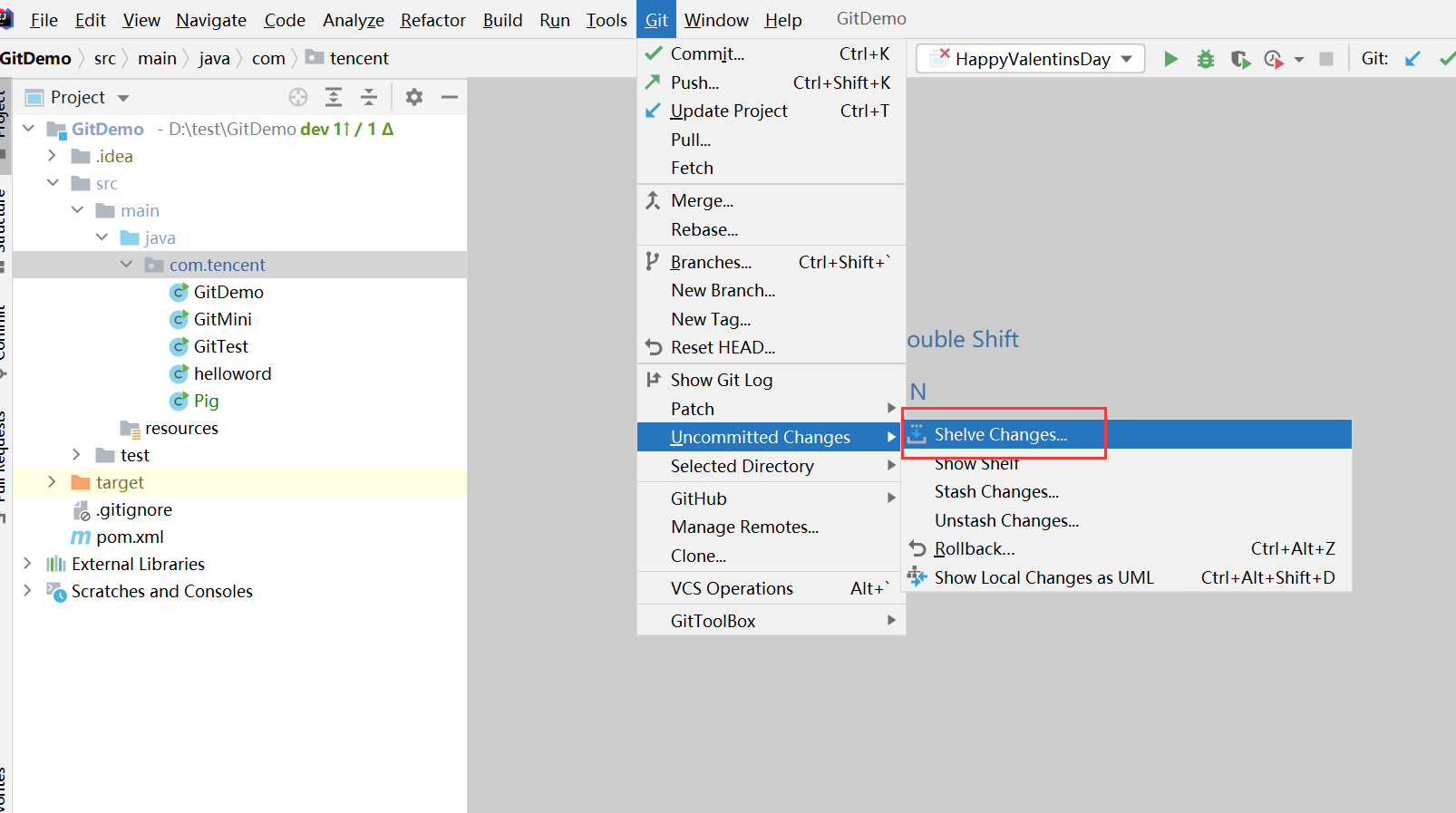 idea中好用的git shelve changes和stash changesCSDN博客