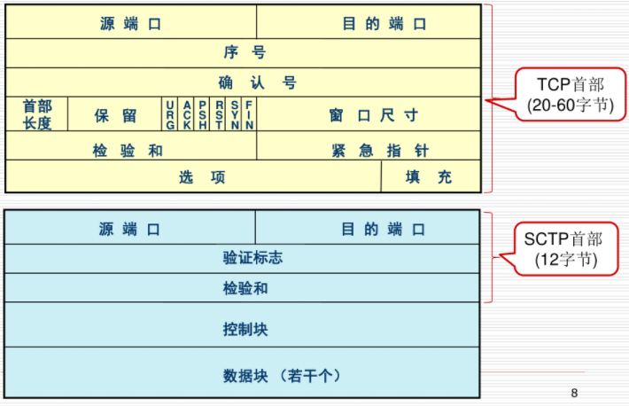 SCTP分组格式