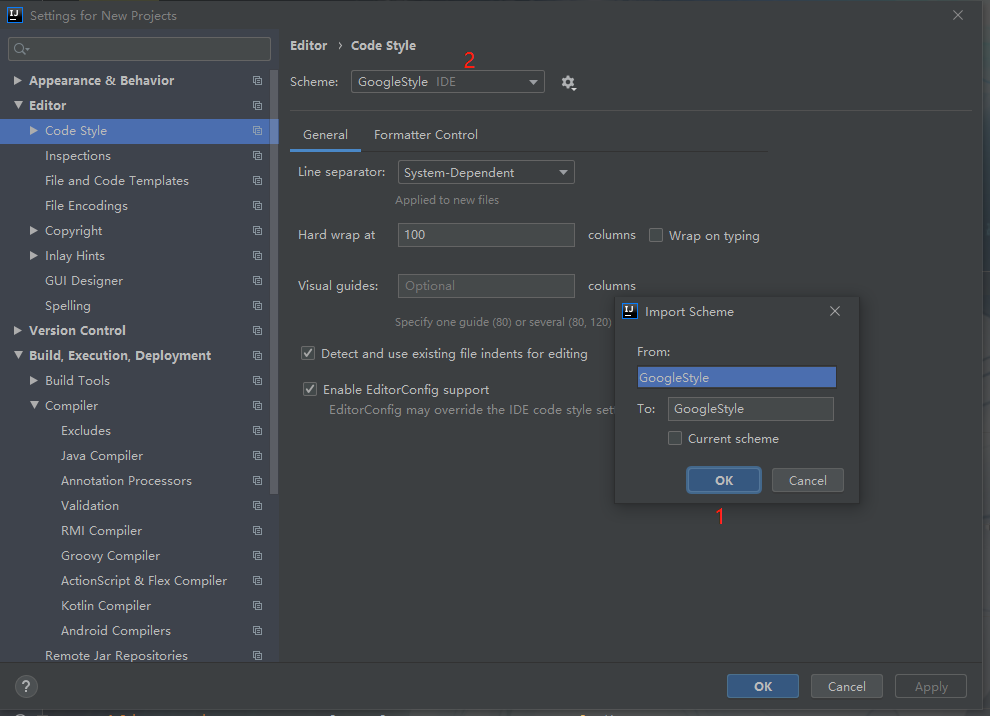 DIEA ，Ecplise 配置谷歌代码风格 Google Java Style_eclipse-codestyle.xml-CSDN博客