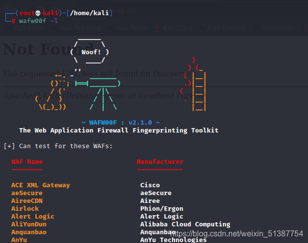 手工识别WAF与Windows、kali下安装并使用wafw00f_cwap-waf-CSDN博客