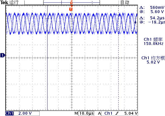 ▲ 2SK241放大波形