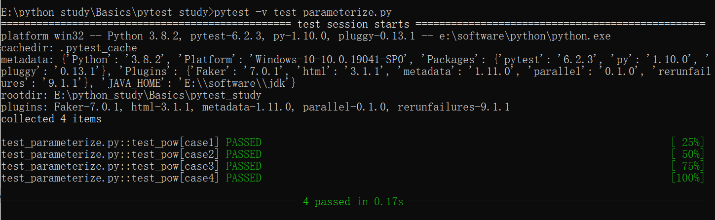 pytest参数化