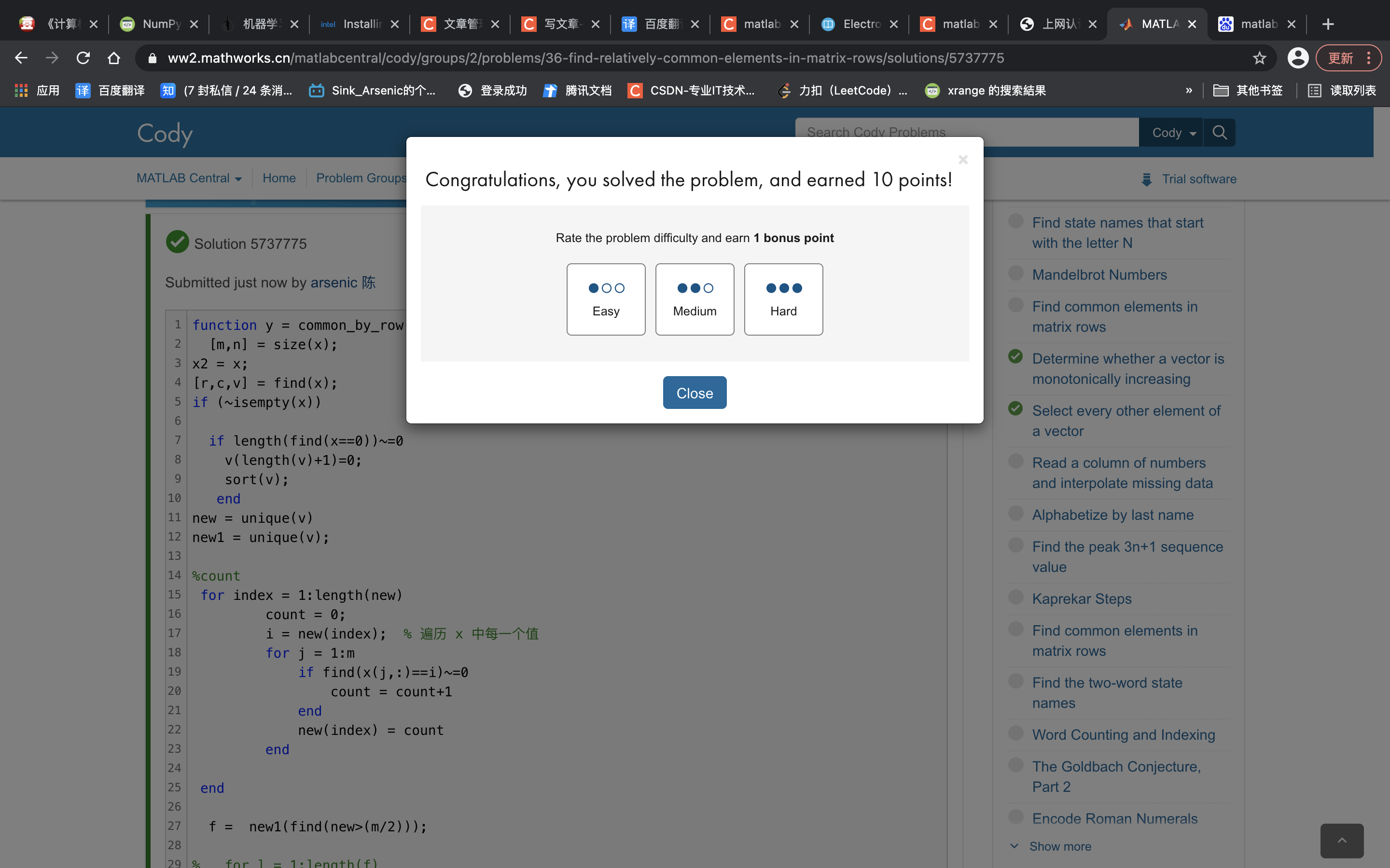 matlab cody 的 Cody Challenge_matlab的cody答案-CSDN博客