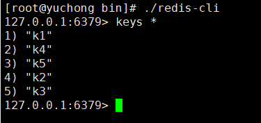 进入Redis客户端并获取key