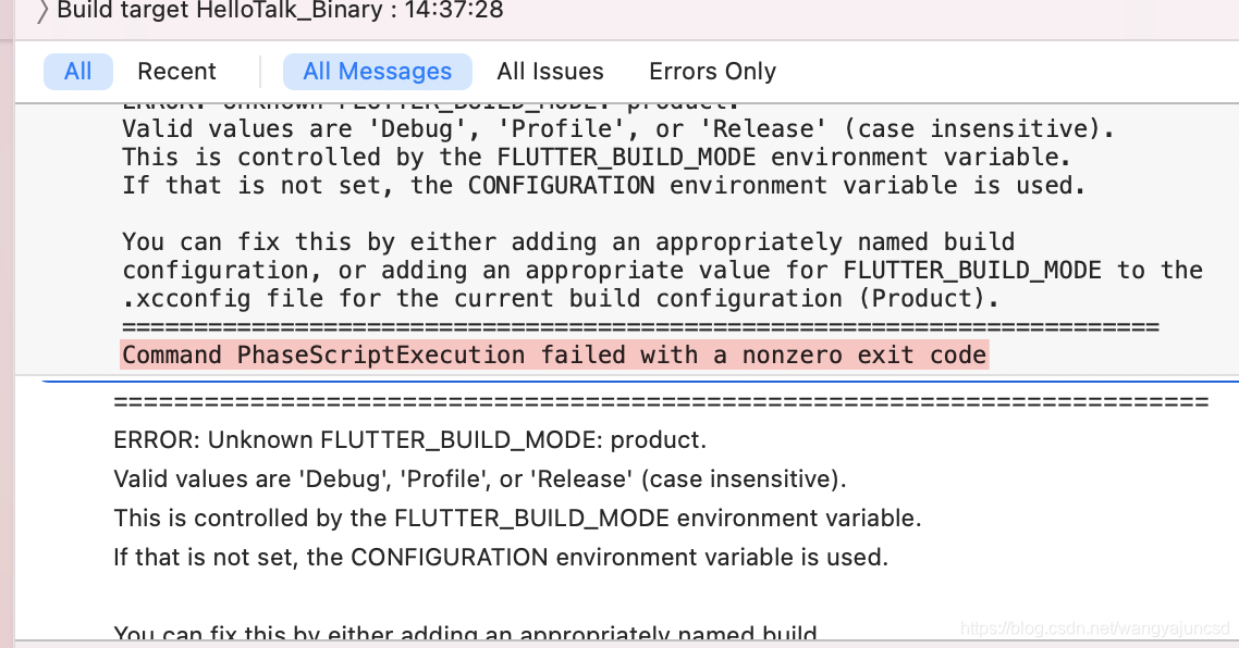 Flutter,Command Phasescriptexecution Failed With A Nonzero Exit  Code_Googlecge的博客-Csdn博客