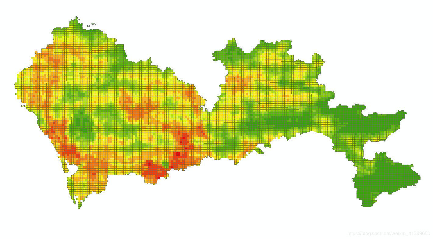 ArcMap创建格网统计图